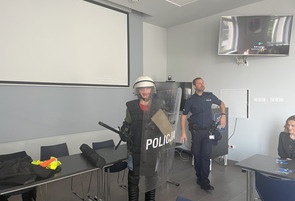 Ratajczak z wizytą w KPP