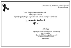 WYRAZY WSPÓŁCZUCIA